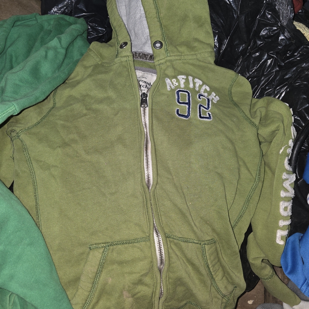 American Eagle Outfitters Vibrant Green Hoodie  & Abercrombie And Fitch... - Picture 6 of 9